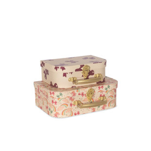 Konges Slojd | 2 Pack Koffer FSC Rainbow Bow