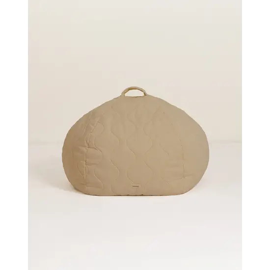 Nobodinoz Nobodinoz | Landscape Coussin rond matelassé 65x40cm Sesame