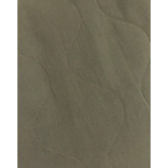 Nobodinoz Nobodinoz | Landscape Gewatteerde Ronde Zitzak 65x40 Vetiver