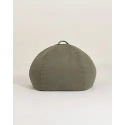 Nobodinoz | Landscape Quilted Round Beanbag 65x40 Vetiver