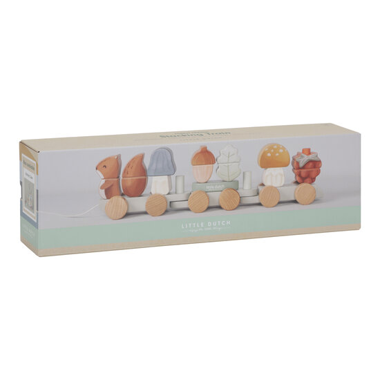 Little Dutch Little Dutch | Stacking Train Squirrel Forest Friends FSC