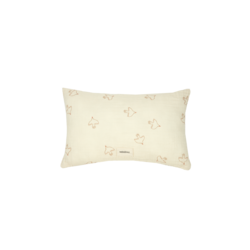 Nobodinoz Wabi Sabi Rectangular Cushion Brown Hoshi Birds 35X23