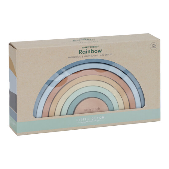 Little Dutch Little Dutch | Rainbow Stacker Forest Friends FSC
