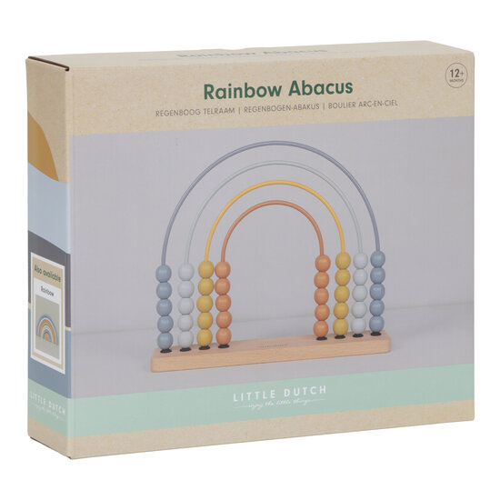Little Dutch Little Dutch | Rainbow Abacus Forest Friends blue FSC