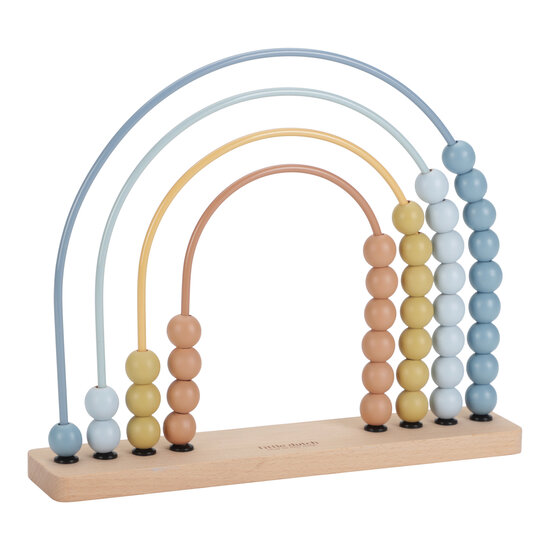 Little Dutch Little Dutch | Rainbow Abacus Forest Friends blue FSC