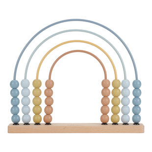 Little Dutch | Rainbow Abacus Forest Friends blue FSC