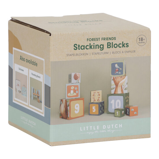 Little Dutch Little Dutch | Building Blocks Forest Friends FSC