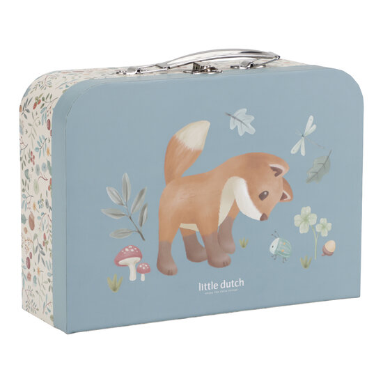 Little Dutch Little Dutch | Suitcase set Forest Friends blue FSC