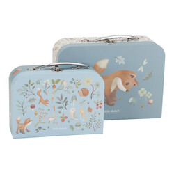Little Dutch | Ensemble de valises Forest Friends bleu FSC