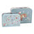 Little Dutch Little Dutch | Suitcase set Forest Friends blue FSC