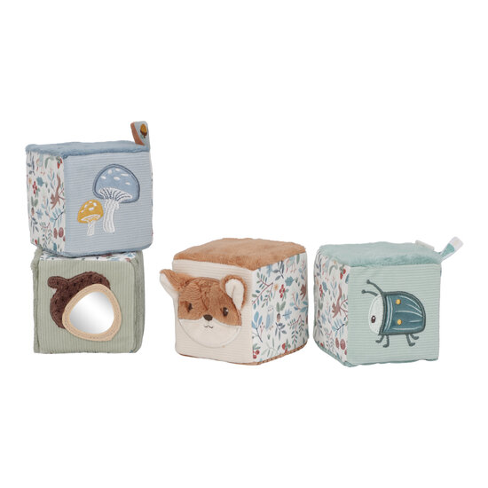 Little Dutch Little Dutch | Set of soft cubes Forest Friends