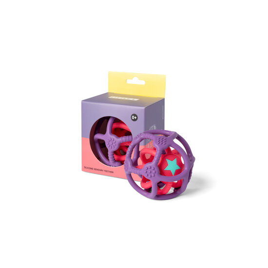 Little L Little L  | Lot de 2 balles sensorielles violet et vert