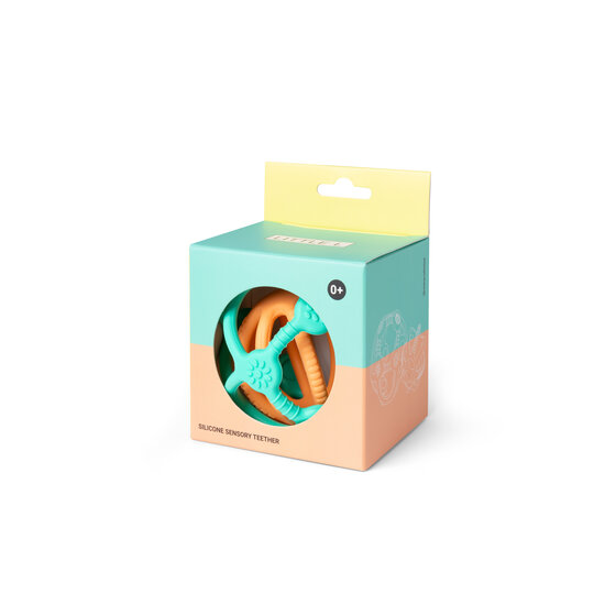 Little L Little L |  Lot de 2 balles sensorielles vertes et orange