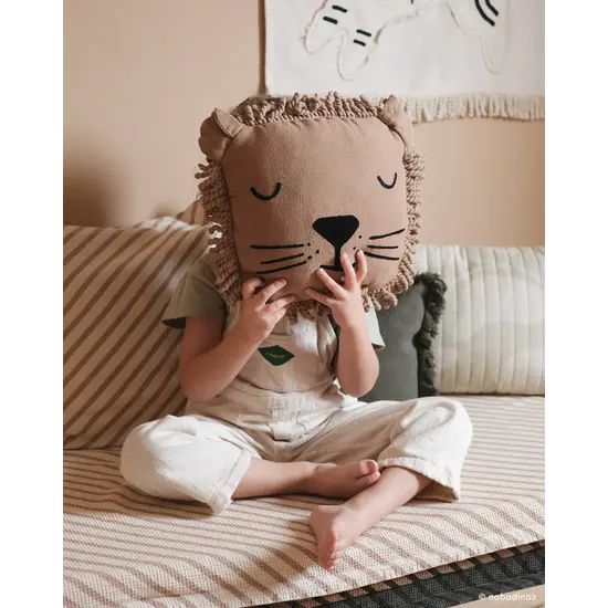 Nobodinoz Nobodinoz | Oreiller tête de lion Sésame