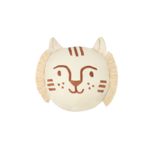 Nobodinoz | Coussin tigre Marron/Naturel