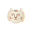 Nobodinoz Nobodinoz | Coussin tigre Marron/Naturel