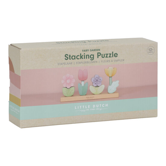 Little Dutch Little Dutch | Stacking Puzzle Flowers Fairy Garden FSC