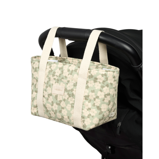 Nobodinoz Nobodinoz | Opera Wasserdicht Kinderwagen Organizer Green Sakura