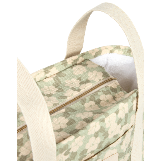 Nobodinoz Nobodinoz | Opera Waterproof Stroller Organizer Green Sakura