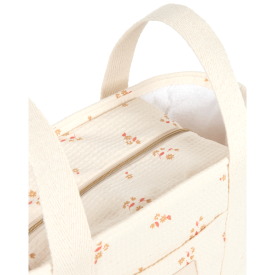 Nobodinoz Nobodinoz | Opera Waterproof Stroller Organizer Yellow Lily