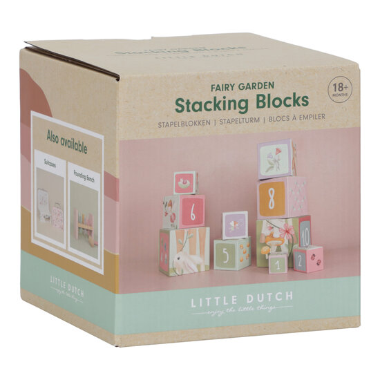 Little Dutch Little Dutch | Blocs à empiler Fairy Garden FSC