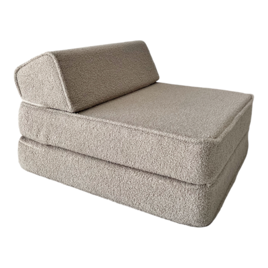 Moje Moje | Bouclé Lounger Beige