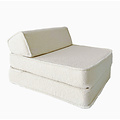 Moje Moje | Bouclé Lounger - Bouclé Cream