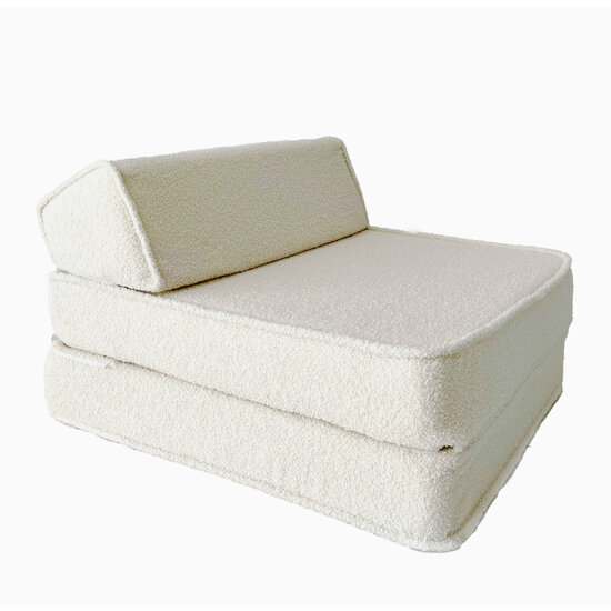 Moje Moje | Bouclé Lounger - Bouclé Cream