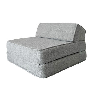 Moje | Bouclé Lounger Grey
