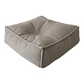 Moje Moje | Bouclé Ottoman -square - Beige