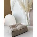 Moje Moje | Bouclé Ottoman -square - Beige
