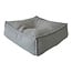 Moje Moje | Bouclé Ottoman -square - Grey
