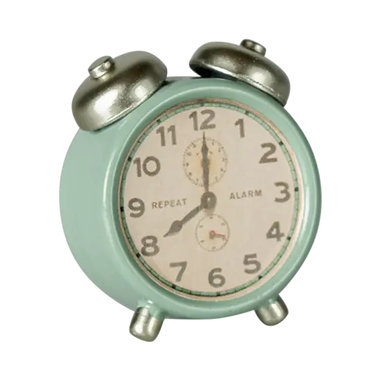 Maileg Maileg | Alarm clock, Mouse - Mint