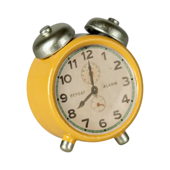 Maileg Maileg | Alarm clock, Mouse - Yellow