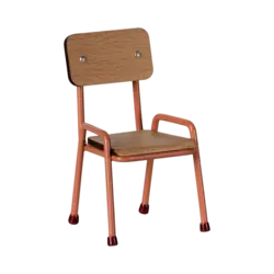 Maileg | Chair, Mouse - Coral