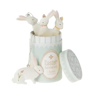 Maileg | Ornements lapin de Pâques, 5 pièces