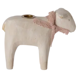 Maileg | Kaarshouder, Lam - Roze