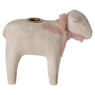 Maileg | Kaarshouder, Lam - Roze