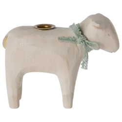 Maileg | Candle holder, Lamb - Mint