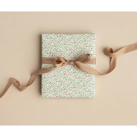 Maileg Maileg | Ribbon, W: 18 mm x L: 10 m - Soft brown