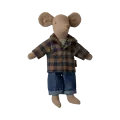 Maileg Maileg | Dad mouse - Light brown