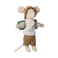 Maileg Maileg |  Hiker mouse, Big brother - Stripes