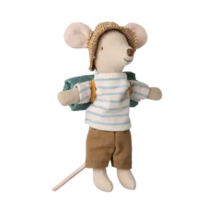Maileg |  Hiker Mouse, Grote Broer - Strepen