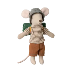 Maileg |  Hiker Mouse, Grote Broer - Dunne Strepen