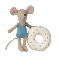 Maileg Maileg |  Beach mouse with float, Little sister - Multi dot
