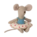 Maileg Maileg |  Beach mouse with float, Little sister - Red dot