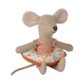 Maileg Maileg |  Souris de plage avec flotteur, Petite sœur - Fleur