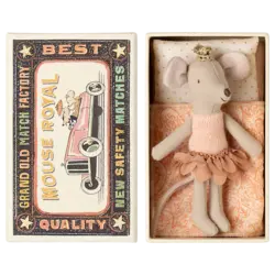 Maileg | Princesse souris, Petite sœur en boîte d'allumettes