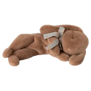 Maileg | Peluche lapin endormi, petit - marron doux