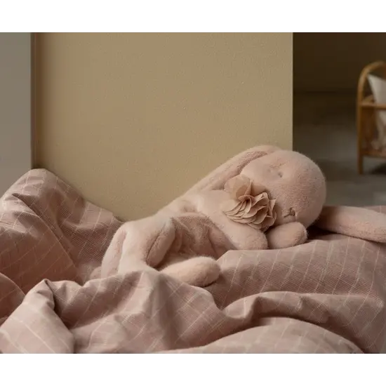 Maileg Maileg | Sleeping bunny plush, Small - Powder
